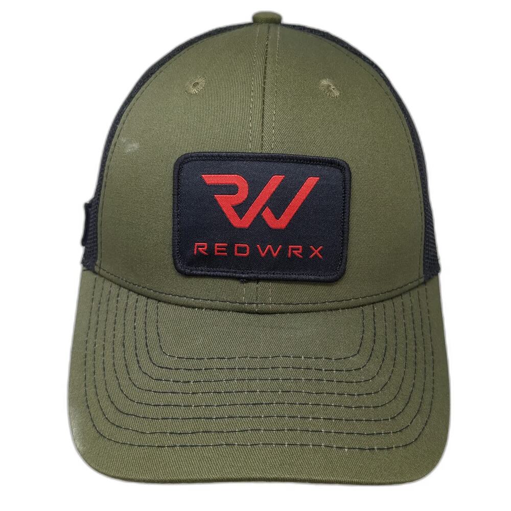 Hoyt Archery Trucker Hat Green One Size Redwrx Patch Mesh Snapback Red Black
